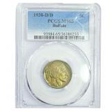 1938-D/D Buffalo Nickel PCGS MS65