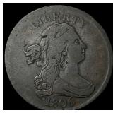 1806 Draped Bust Half Cent LIGHTLY CIRCULATED