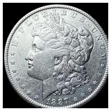 1887 Morgan Silver Dollar CLOSELY UNCIRCULATED