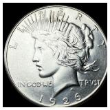1926-S Silver Peace Dollar CLOSELY UNCIRCULATED