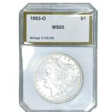 1883-O Morgan Silver Dollar PCI MS65