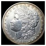 1891-CC Silver Morgan Dollar CLOSELY UNCIRCULATED