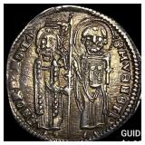 Medieval Venice 1342-1354 Silver Grosso CHOICE AU