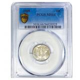 1939 Mercury Silver Dime PCGS MS66