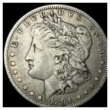 1894-O Morgan Silver Dollar ABOUT UNCIRCULATED