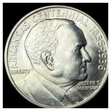 1936 Arkansas Centennial Half Dollar CHOICE BU
