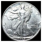 1938-D Silver Half Dollar Walking Liberty CLOSELY