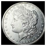1887-S Silver Morgan Dollar CHOICE AU