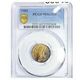 1905 Indian Head Cent PCGS MS63 RB