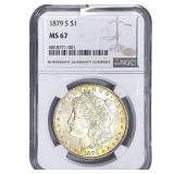 1879-S Morgan Silver Dollar NGC MS67