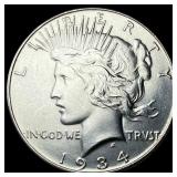 1934 Silver Peace Dollar UNCIRCULATED