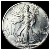 1941-D Silver Walking Liberty Half Dollar GEM BU