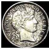 1909 Barber Dime HIGH GRADE