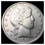 1915 Silver Barber Half Dollar CLOSELY  UNCIRCULA