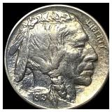 1913-D Type 2 Buffalo Nickel Type 2 CLOSELY UNCIRC