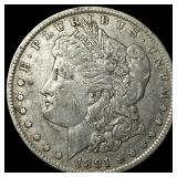 1891-O Silver Morgan Dollar NEARLY UNCIRCULATED