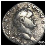 Roman Empire Vespasian 69-79 AD Silver Denarius C
