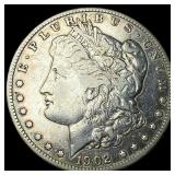 1902-S Silver Morgan Dollar LIGHTLY CIRCULATED