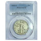 1933-S Walking Liberty Half Dollar PCGS XF40