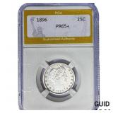 1896 Barber Quarter PGA PR65+