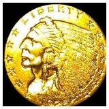 1925-D Gold $2.5 Indian Head Quarter Eagle  CLOSE