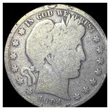1904-S Silver Barber Half Dollar HIGH GRADE