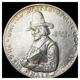 1920 Silver Pilgrim Tercentenary Half Dollar UNCIR