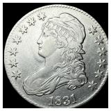 1831 Capped Bust Half Dollar CLOSELY UNCIRCULATED