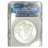 1904-O Morgan Silver Dollar UCGS MS65