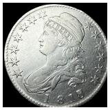 1818 Capped Bust Half Dollar ABOUT  UNCIRCULATED