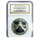 1988-S $1 Sliver Olympics NGC PF69 Ultra Cameo