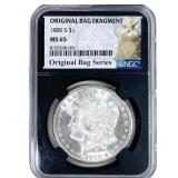 1880-S Morgan Silver Dollar NGC MS65