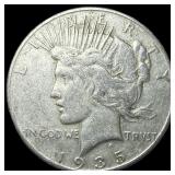 1935 Peace Silver Dollar NEARLY UNCIRCULATED