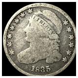 1835 Capped Bust Silver Half Dime NICELY  CIRCULA