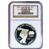 1983-S $1 Sliver Olympics NGC PF69 Ultra Cameo