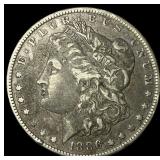 1886-O Silver Morgan Dollar NEARLY UNCIRCULATED