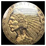 1914 Indian Head Half Eagle $5 Gold CLOSELY UNCIRC