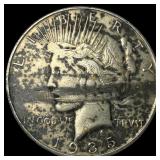1935 Silver Peace Dollar ABOUT UNCIRCULATED