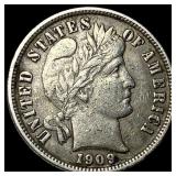 1909-O Silver Barber Dime CLOSELY  UNCIRCULATED