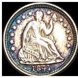 1841-O Silver Half Dime CLOSELY UNCIRCULATED