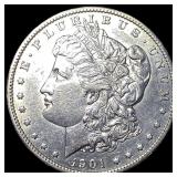 1901-S Silver Morgan Dollar CHOICE AU