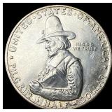 1920 Silver Pilgrim Tercentenary Half Dollar UNCIR