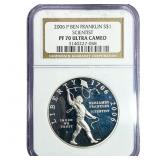 2006 $1 Sliver Ben Franklin Scientist NGC PF70 Ult