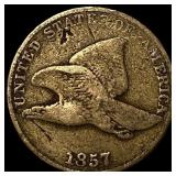 1857 Copper-Nickel Flying Eagle Cent HIGH  GRADE
