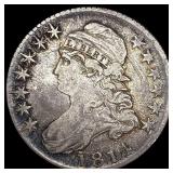 1814 Capped Bust Half Dollar LIGHTLY  CIRCULATED