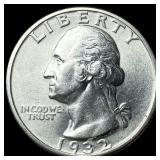 1932 Washington Quarter CLOSELY UNCIRCULATED