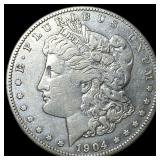 1904-S Silver Morgan Dollar NEARLY UNCIRCULATED
