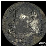 1804 Colonial Spain Silver 8 Reales Punchmarked NE