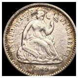 1862 Silver Half Dime CLOSELY UNCIRCULATED