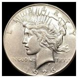 1926-S Silver Peace Dollar CLOSELY UNCIRCULATED